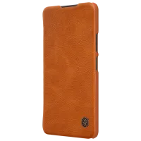 Husă pentru smartphone Xiaomi Redmi Note 10 Pro Nillkin/ Flip Cover/ Piele/ Brown photo 4