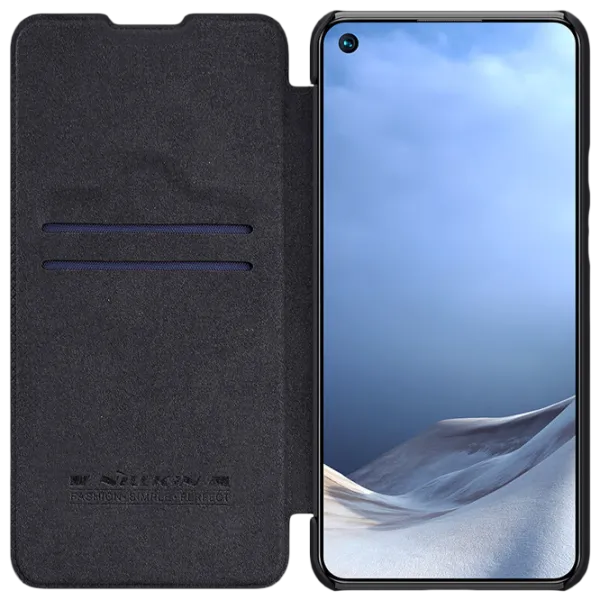 Husă pentru smartphone Xiaomi Mi 11 Lite Nillkin/ Flip Cover/ Piele/ Black photo 5