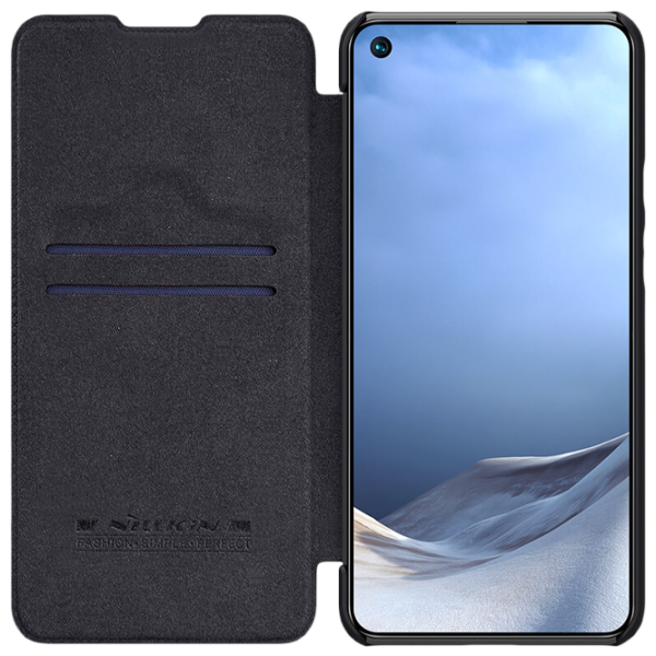 Husă pentru smartphone Xiaomi Mi 11 Lite Nillkin/ Flip Cover/ Piele/ Black photo 5
