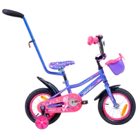 Bicicletă Aist Wiki 12 12 12" 12" Oțel/ Pink White photo 2