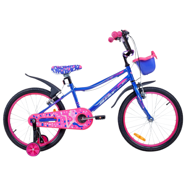 Bicicletă Aist Wiki 18 18" Oțel/ Pink Blue photo 3