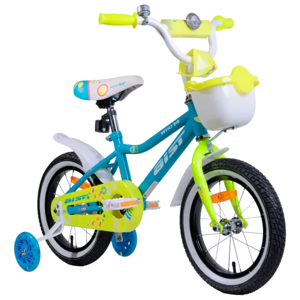 Bicicletă Aist Wiki 14" 14" Oțel/ Pink White photo 3