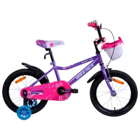 Bicicletă Aist Wiki 16 16 16" 16" Oțel / Pink White photo 2