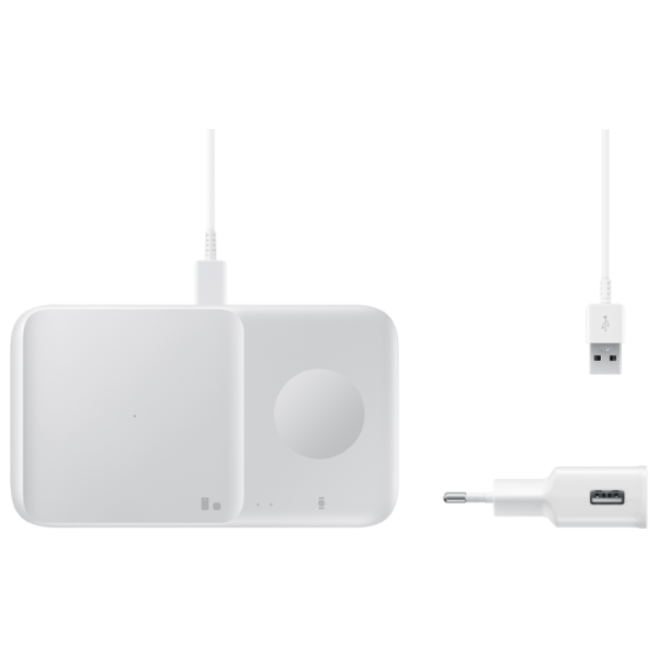 Încărcător wireless Samsung EP-P4300 Duo Charger White photo 5