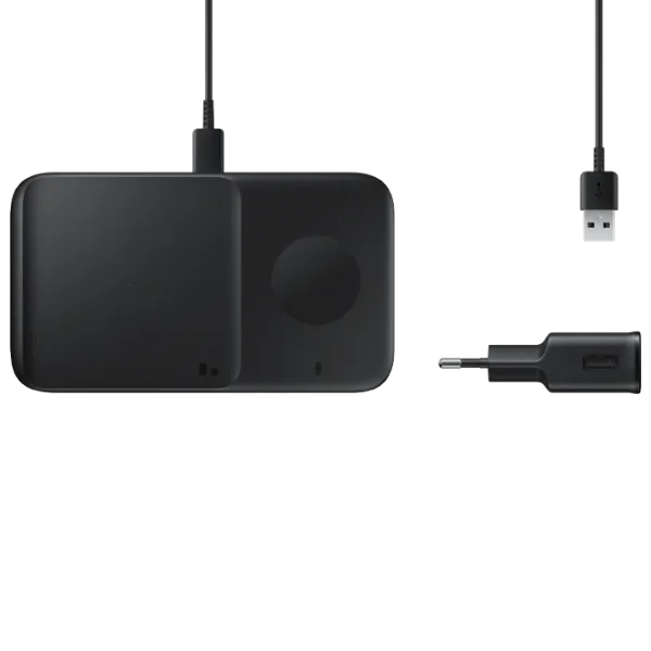 Încărcător wireless Samsung EP-P4300 Duo Charger Black photo 5