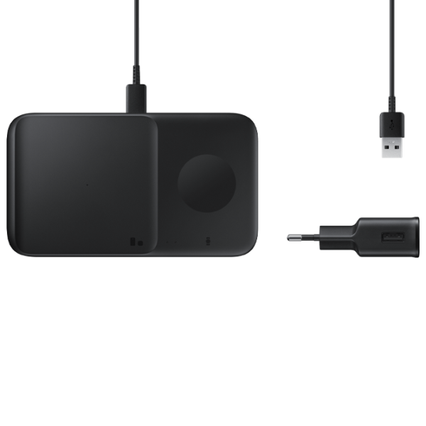 Încărcător wireless Samsung EP-P4300 Duo Charger Black photo 5