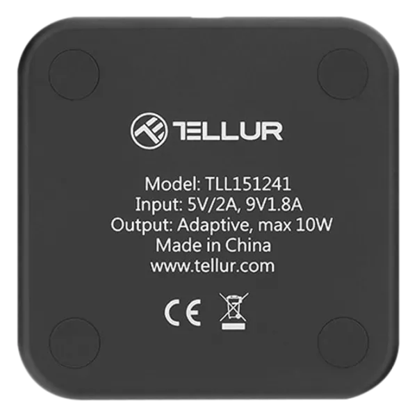 Încărcător wireless Tellur TLL151241 Black photo 2
