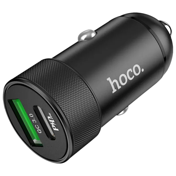 Încărcător auto Hoco Z32B Black photo 2