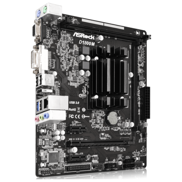 Материнская плата ASRock D1800M mATX photo 3
