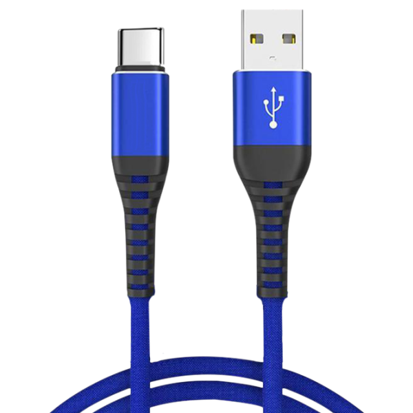 Кабель для телефона 79795 Rival USB Type-A + USB Type-C 1.2 м/ Синий photo 2
