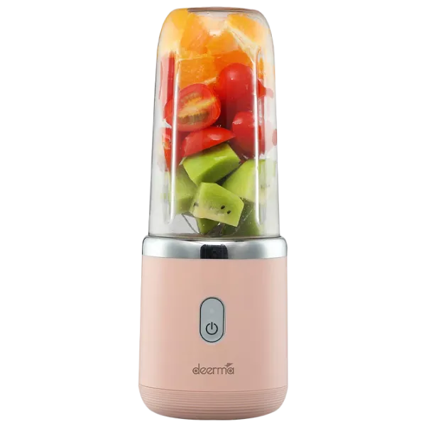 Портативный блендер Xiaomi Deerma DEM-NU05 Розовый photo 2 Портативный блендер Xiaomi Deerma DEM-NU05 Розовый photo 2