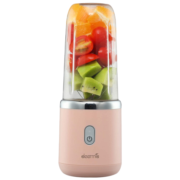 Портативный блендер Xiaomi Deerma DEM-NU05 Розовый photo 2 Портативный блендер Xiaomi Deerma DEM-NU05 Розовый photo 2
