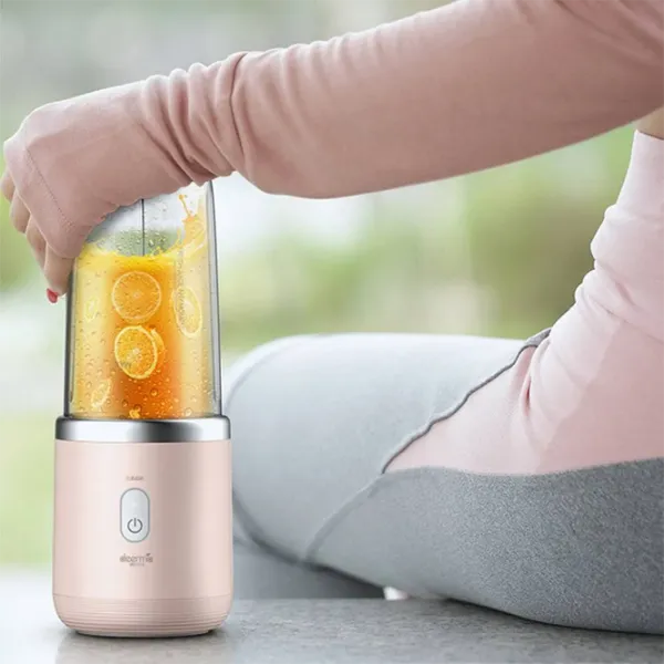 Портативный блендер Xiaomi Deerma DEM-NU05 Розовый photo 5 Портативный блендер Xiaomi Deerma DEM-NU05 Розовый photo 5