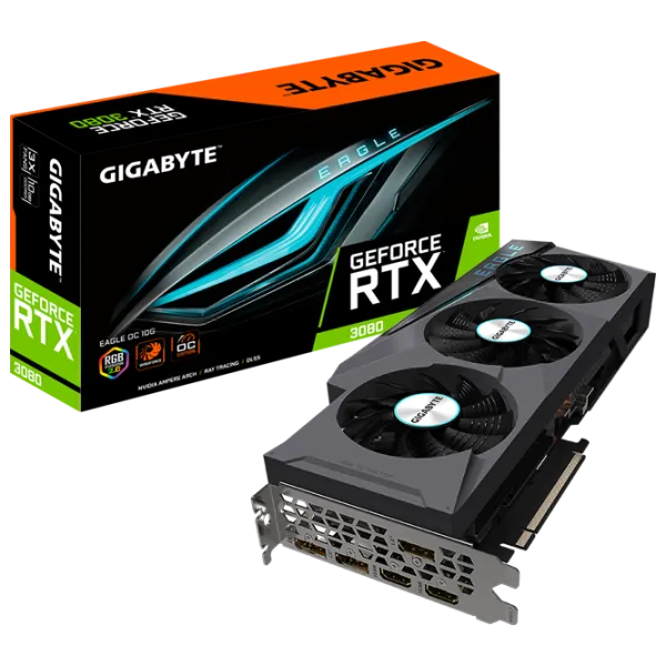 Видеокарта Gigabyte GeForce RTX 3080 Eagle PCI Express x16 4.0 / 10 ГБ photo 8