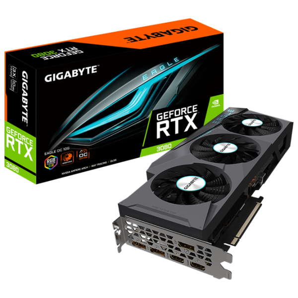 Видеокарта Gigabyte GeForce RTX 3080 Eagle PCI Express x16 4.0 / 10 ГБ photo 8