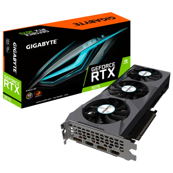 Видеокарта Gigabyte GeForce RTX 3070 Eagle PCI Express x16 4.0 / 8 ГБ photo 9 Видеокарта Gigabyte GeForce RTX 3070 Eagle PCI Express x16 4.0 / 8 ГБ photo 9