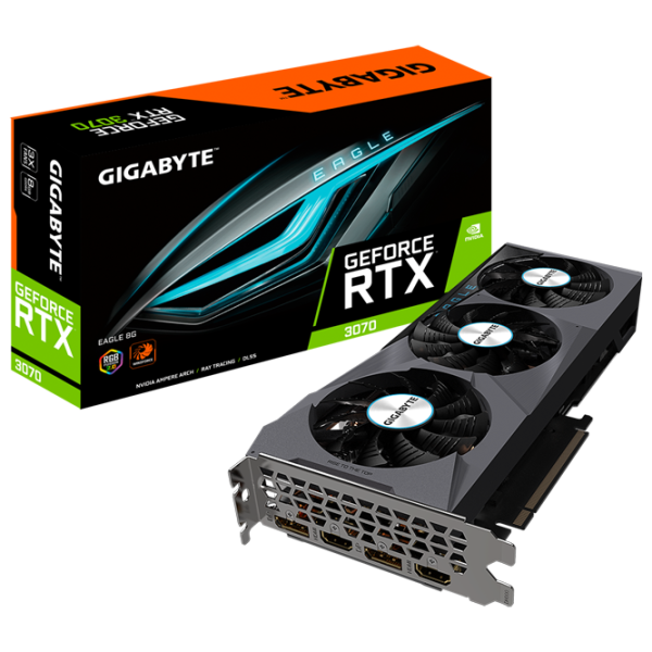 Видеокарта Gigabyte GeForce RTX 3070 Eagle PCI Express x16 4.0 / 8 ГБ photo 9 Видеокарта Gigabyte GeForce RTX 3070 Eagle PCI Express x16 4.0 / 8 ГБ photo 9