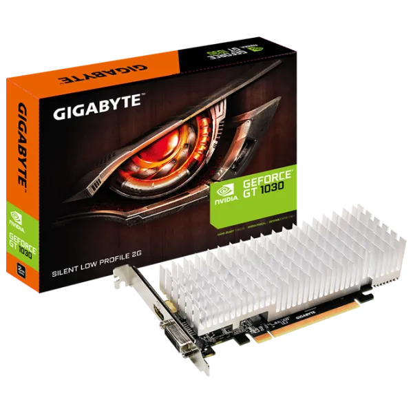 Видеокарта Gigabyte GeForce GT 1030 Silent Low Profile PCI Express x16 3.0 / 2 ГБ photo 4