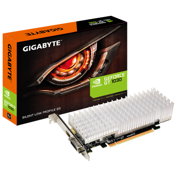 Видеокарта Gigabyte GeForce GT 1030 Silent Low Profile PCI Express x16 3.0 / 2 ГБ photo 4