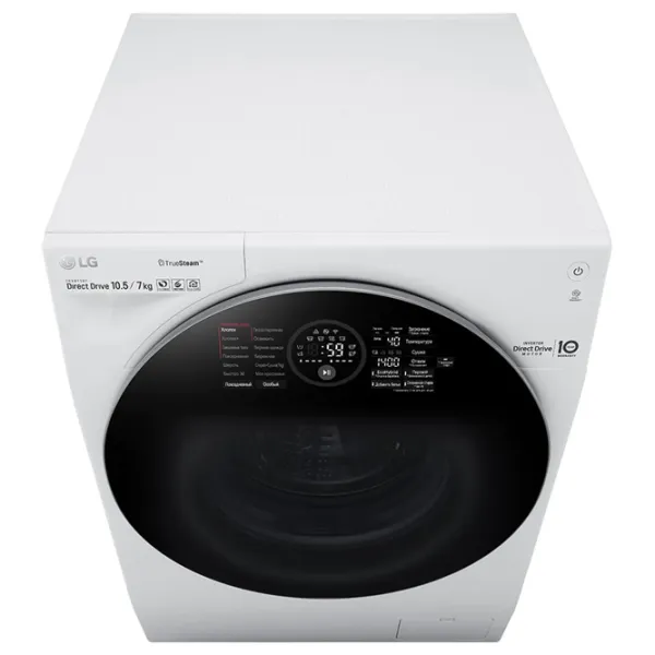 Mașină de spălat LG FH4G1JCH2N Direct Drive/TrueSteam/10.5 kg/ White photo 5 Mașină de spălat LG FH4G1JCH2N Direct Drive/TrueSteam/10.5 kg/ White photo 5