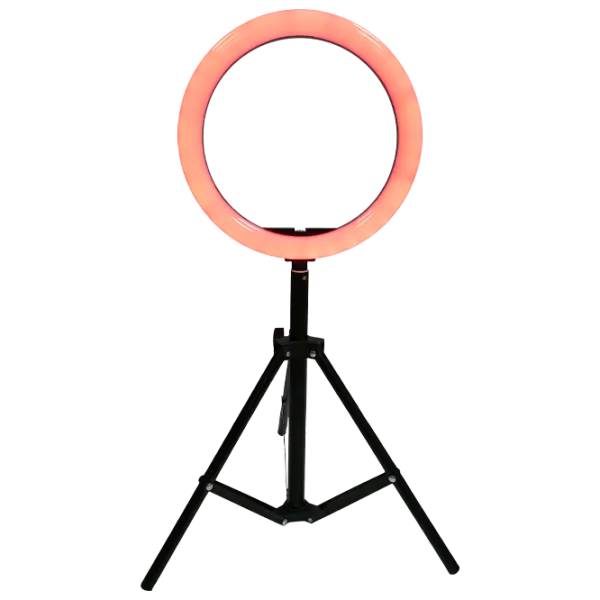 Trepied cu lampă Vidlok RGB Selfie Ring Light 304 mm Black photo 2