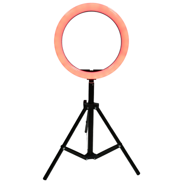 Trepied cu lampă Vidlok RGB Selfie Ring Light 304 mm Black photo 2