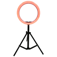 Штатив с круглой лампой Vidlok RGB Selfie Ring Light 304 мм Черный photo 2
