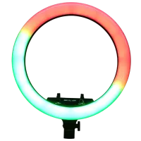 Штатив с круглой лампой Vidlok RGB Selfie Ring Light 457 мм Черный photo 3