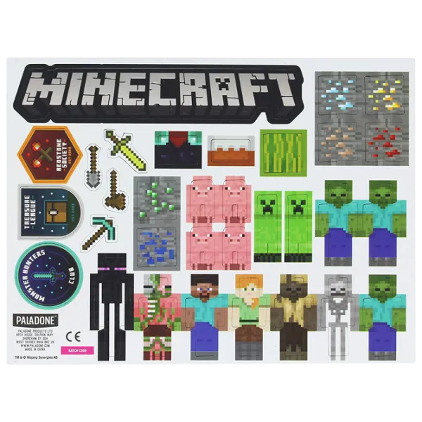 Интерактивная игрушка Paladone Minecraft Build a Level Magnets PP6734MCF 6+/ Разноцветный Разноцветный photo 2