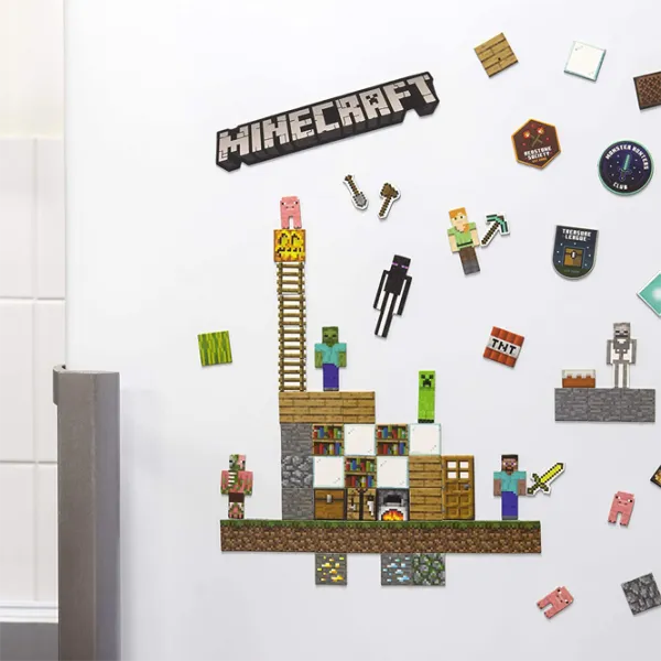 Интерактивная игрушка Paladone Minecraft Build a Level Magnets PP6734MCF 6+/ Разноцветный Разноцветный photo 4