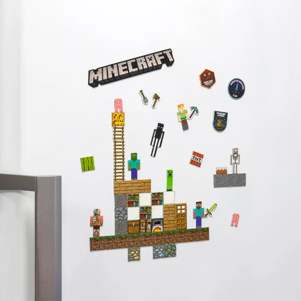 Интерактивная игрушка Paladone Minecraft Build a Level Magnets PP6734MCF 6+/ Разноцветный Разноцветный photo 5