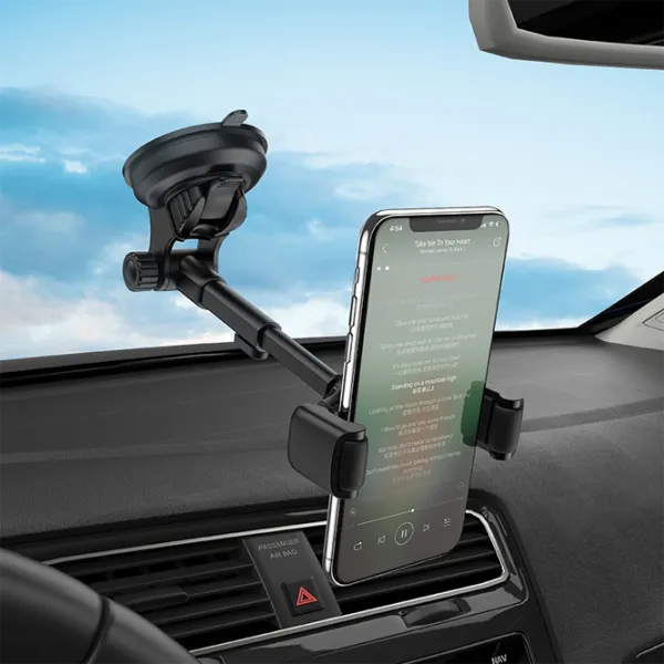 Suport auto Hoco S12 Lite Black photo 5 Suport auto Hoco S12 Lite Black photo 5
