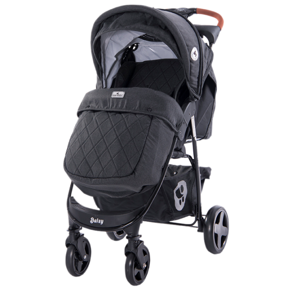 Детская коляска Lorelli Daisy 10021412106/ Черный photo 2