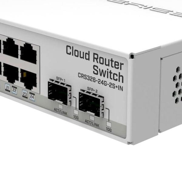 Switch Mikrotik CRS326-24G-2S+IN Белый photo 5