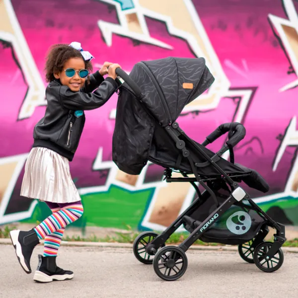 Детская коляска Lorelli Fiorano 10021492010/ Черный photo 4