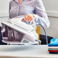 Fier de călcat Tefal SV8011E0 Cu generator de aburi / 2800 W / White photo 4