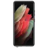 Husă pentru smartphone Samsung Galaxy S21 Ultra Samsung/ Back/ PC/ PU/ Transparent Black photo 2