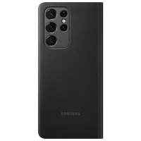 Husă pentru smartphone Samsung Galaxy S21 Ultra Samsung/ LED View Cover/ PC/ PU/ Black photo 2