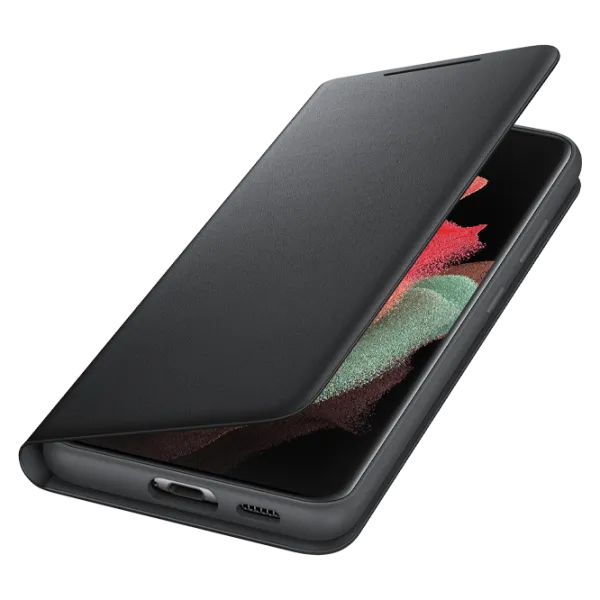 Чехол для смартфона Samsung Galaxy S21 Ultra Samsung/ LED View Cover/ PC/ PU/ Черный photo 4