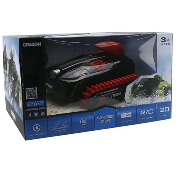 Mașină Crazon Amphibious 18SL02B 20 km/ h/ 2.4 GHz/ Red photo 5