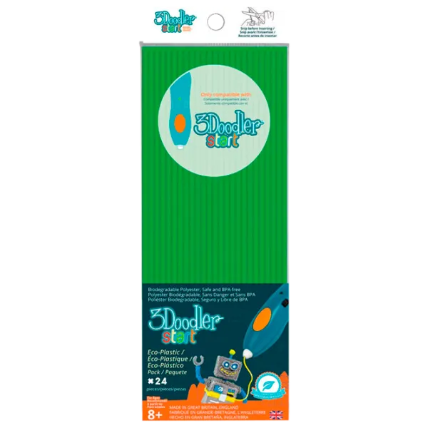 Эко пластик Doodler ECO-08 Зелёный photo 2 Эко пластик Doodler ECO-08 Зелёный photo 2