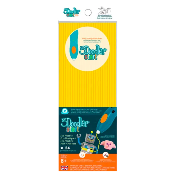 Эко пластик Doodler ECO-08 Желтый photo 2 Эко пластик Doodler ECO-08 Желтый photo 2