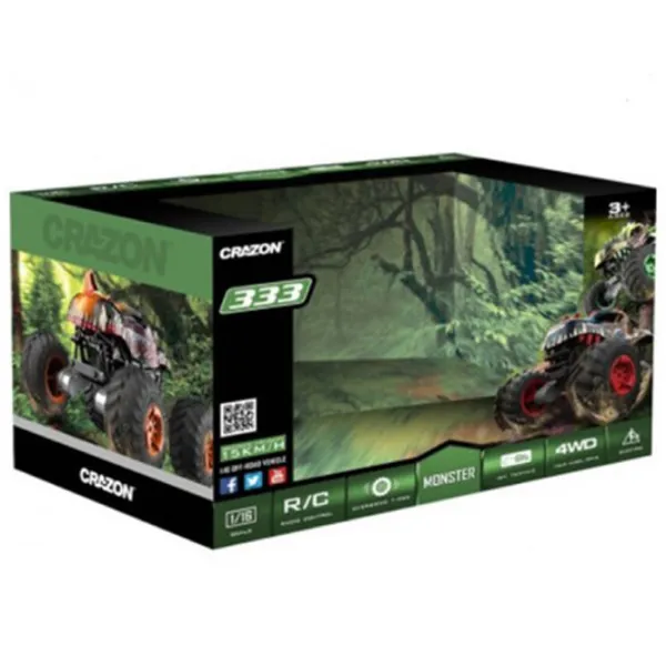 Mașină Crazon 333-DJ19161 15 km/ h/ 2.4 GHz/ Green photo 2