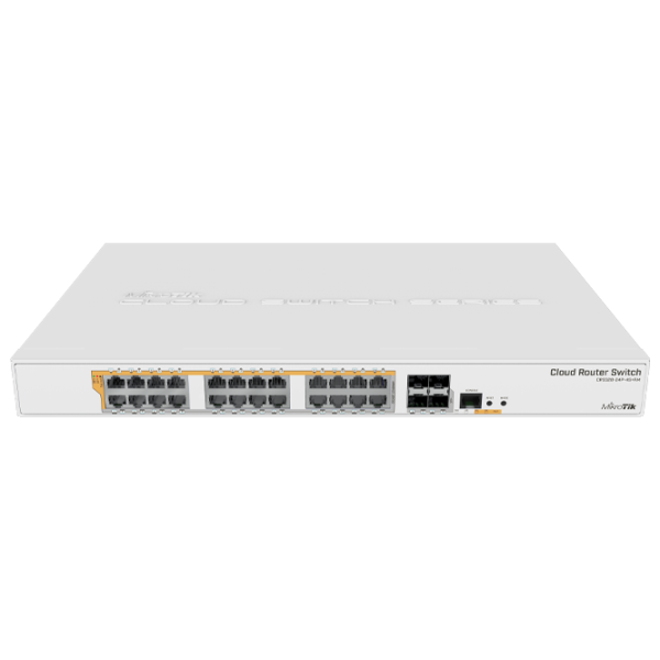 PoE Коммутатор Mikrotik CRS328-24P-4S+RM Белый photo 2