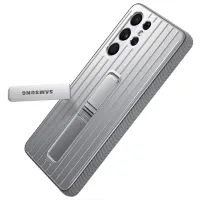 Husă pentru smartphone Samsung Galaxy S21 Ultra Samsung/ Back/ PP/ Silver photo 3