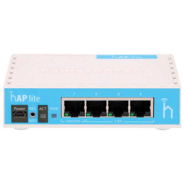 Wi-Fi Роутер Mikrotik hAP Lite 300 Мбит/ с/ Белый photo 2