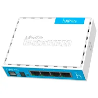 Wi-Fi Router Mikrotik hAP Lite 300 Mbit/ s/ White photo 3