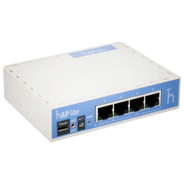 Wi-Fi Роутер Mikrotik hAP Lite 300 Мбит/ с/ Белый photo 4