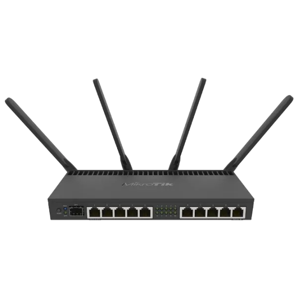 Wi-Fi Роутер Mikrotik RB4011iGS+5HacQ2HnD-IN 300 Мбит/ с/ 1733 Мбит/ с/ Черный photo 2