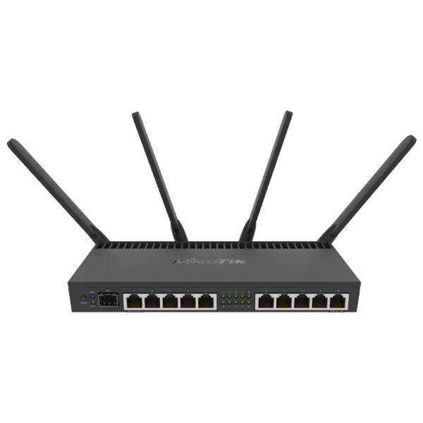 Wi-Fi Роутер Mikrotik RB4011iGS+5HacQ2HnD-IN 300 Мбит/ с/ 1733 Мбит/ с/ Черный photo 2